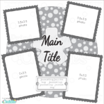 Scrapbook Layouts - Printable Cuttable Creatables
