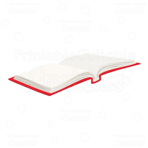 Open SchoolBook SVG Cut File & Clipart