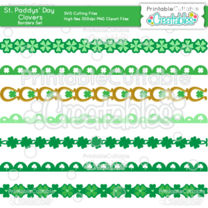 Clovers-St-Paddys-Day-Border-Set