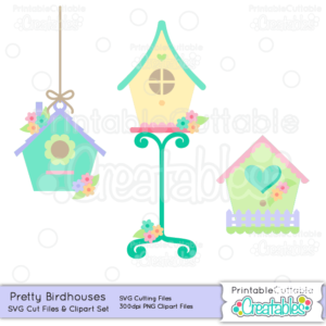 Pretty-Birdhouse-SVG-Cut-Files-Clipart-Set