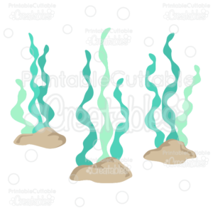 Seaweed SVG Cutting Files & Clipart