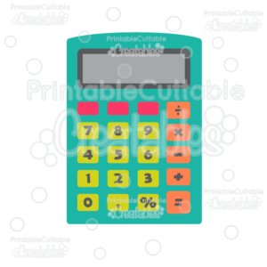 Calculator Free SVG Cut File clipart