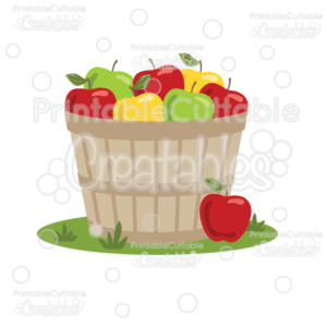 Apple Barrel SVG Cut File & Clipart
