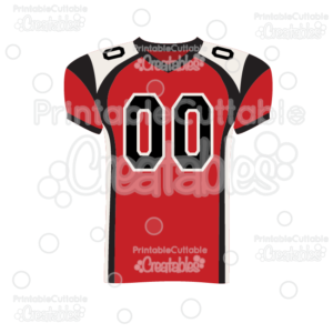 Football Jersey SVG Cut File & Clipart