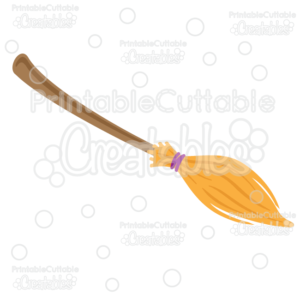 Witch's Broom FREE SVG Cut File & Clipart