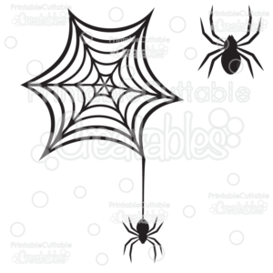 Spiderweb Spider FREE SVG Cutting File & Clipar