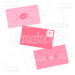 Valentine's Day Love Letters Free SVG Cut File