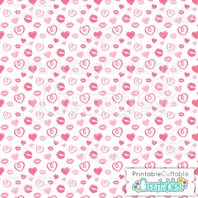Be My Valentine Seamless Patterns & Digital Paper Pack