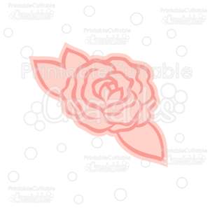 Rose Outline FREE SVG Cut File