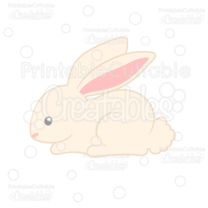 Cute Bunny Cuttable SVG File
