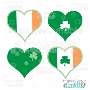 Irish Hearts Free SVG File for Cricut & Silhouette