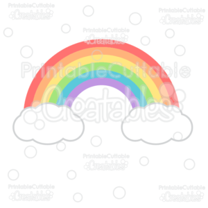Rainbow SVG Cutting File & Clipart