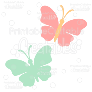 Butterfly Silhouette FREE SVG Cut File
