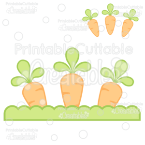Planted Carrots Free SVG Cut File
