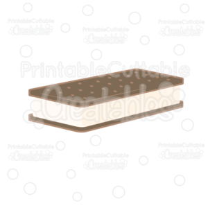 Ice Cream Sandwich SVG Cut File