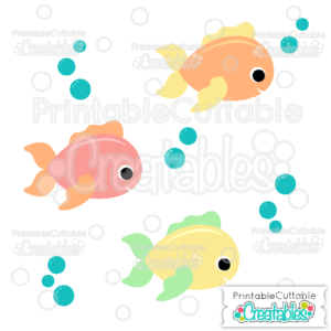 Cute Fish SVG Cutting File & Clipart