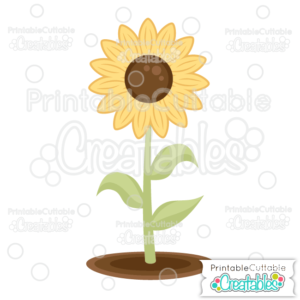 Free Sunflower SVG File