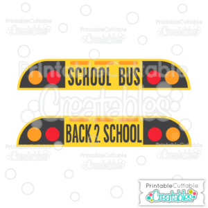 Front of School Bus Title SVG Cutting File