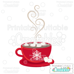 Marshmallow Hot Cocoa SVG Cutting File