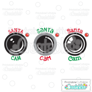 Santa Cam Free SVG Cutting File