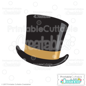 Fancy Top Hat SVG Cut File