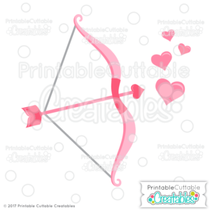 Cupid's Bow & Arrow Free SVG Files