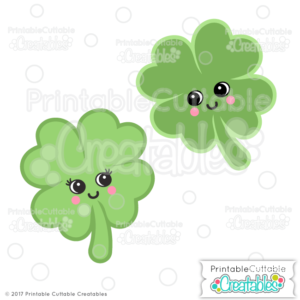 Cute Clovers Free SVG Files
