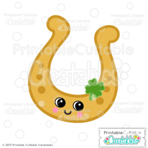 Cute Lucky Horseshoe SVG File