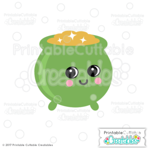 Cute Pot of Gold SVG Files