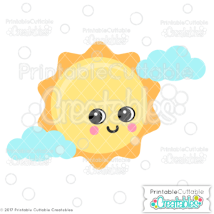 Cute Sun SVG File