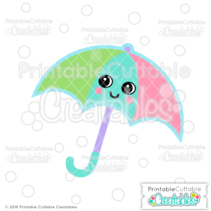 Cute Umbrella SVG File