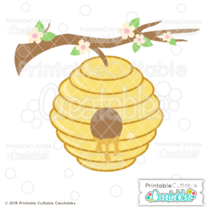 Busy Beehive SVG File