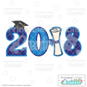 Graduation 2018 Free SVG Files