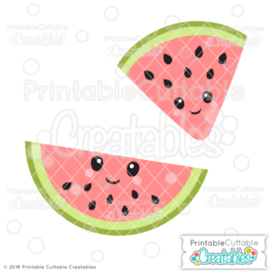 Cute Watermelon SVG File