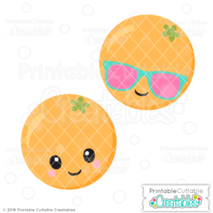 E388 Cute Orange SVG File