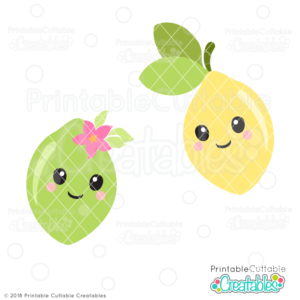 Cute Lemon Lime SVG Files