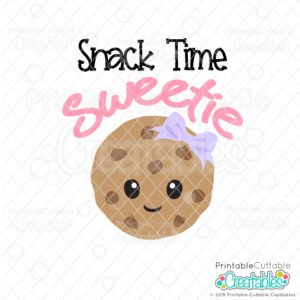 Snack Time Sweetie SVG File