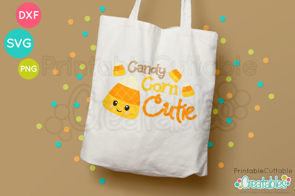 Candy Corn Cutie Free SVG File for Silhouette and Cricut