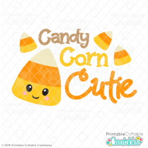Candy Corn Cutie Free SVG File