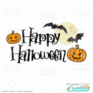 Happy Halloween FREE SVG File