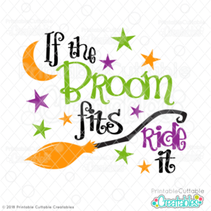 If the Broom Fits Free SVG File