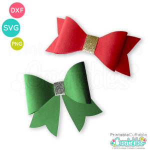 Free 3D Bow SVG File Template