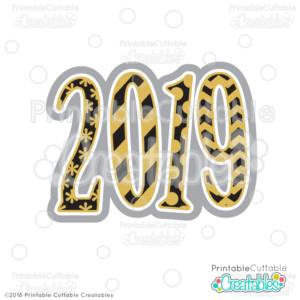 New Years 2019 Free SVG
