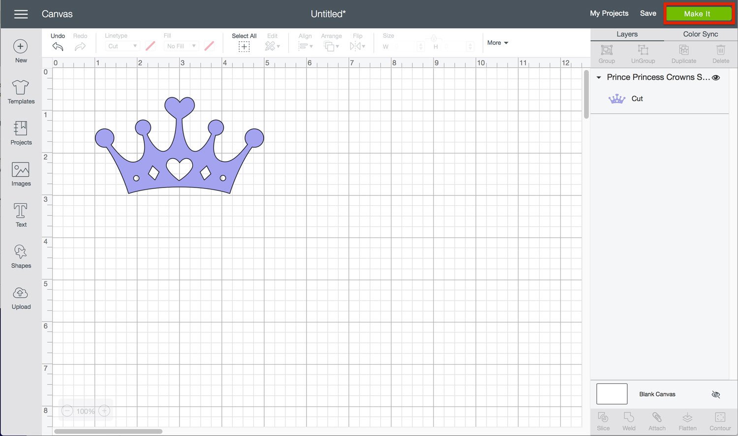 How to Open SVG Files in Cricut Design Space 11 Cricut Design Space - Make it button to cut SVG