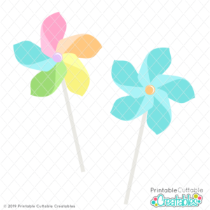 Spring Pinwheels Free SVG Files