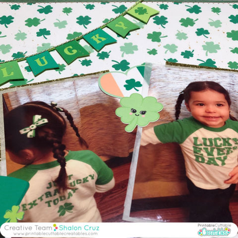 St. Patrick's Day Scrapbook Layout - Project Inspiration