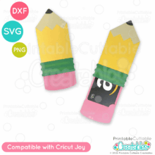 Pencil Gift Card Holder SVG File