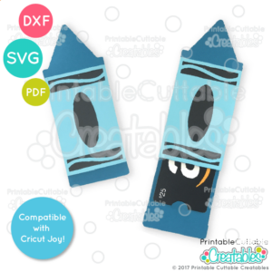 Crayon Gift Card Holder SVG Cut File