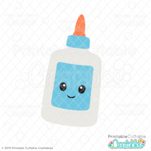Cute Glue SVG File & Clipart