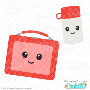 Cute Retro Lunchbox Travel Cup SVG File
